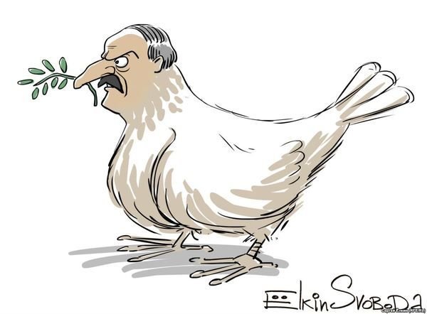 Лукашенко голубь мира