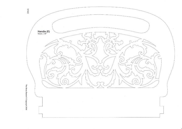 Трафареты для выпиливания шкатулок