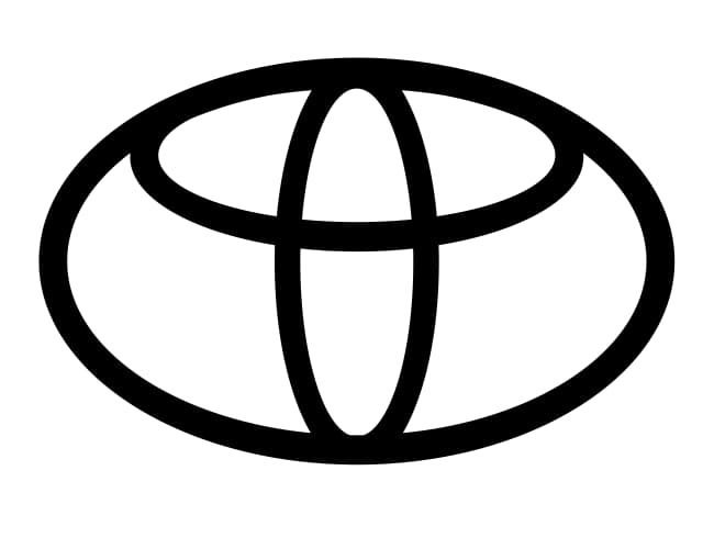 Toyota значок вектор