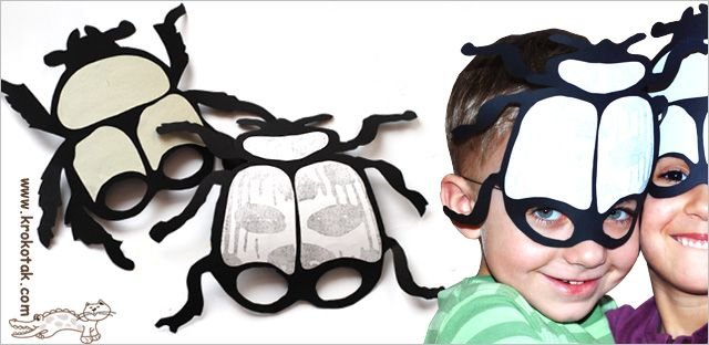Маска жука для мальчика