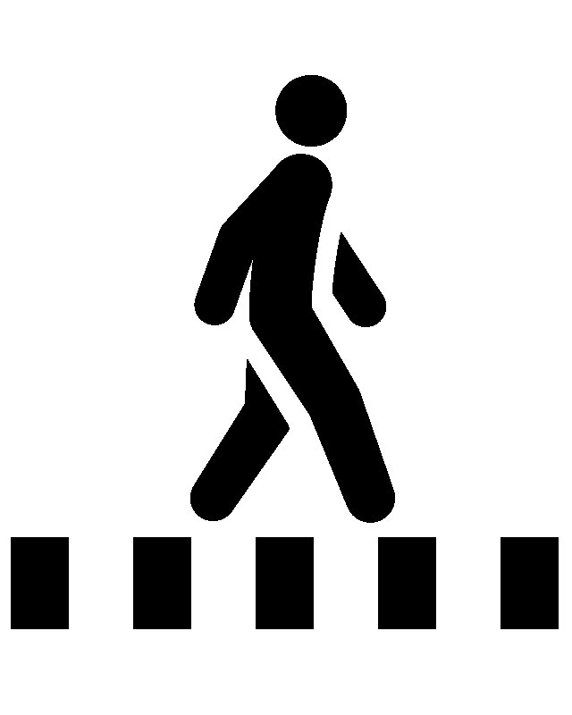 Значок пешехода