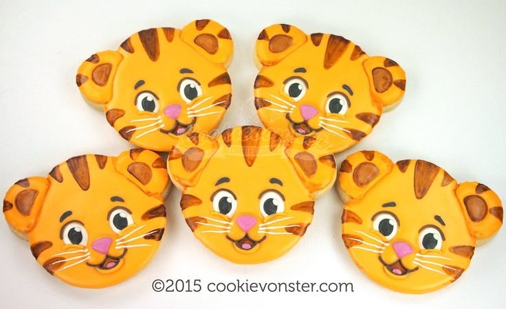 Пряник в виде тигра