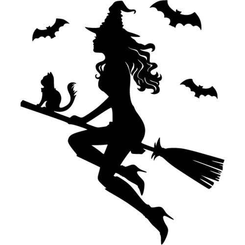 Силуэт ведьмы