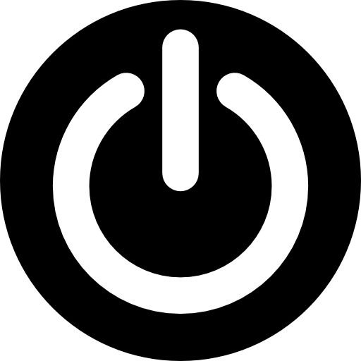 Знак кнопки включения