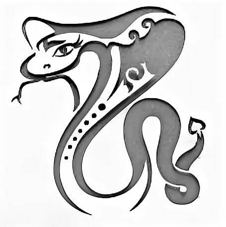 Вытынанка змея