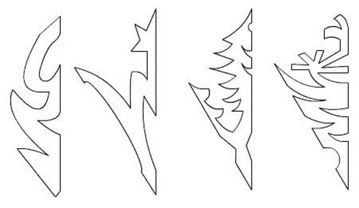 Снежинки шаблоны для вырезания