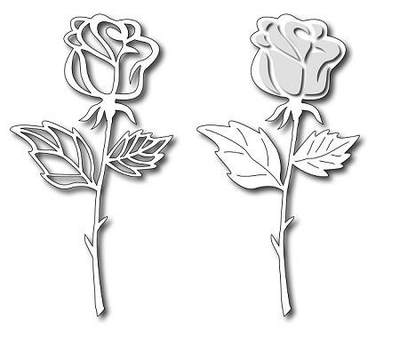 Цветочный трафарет для вырезания