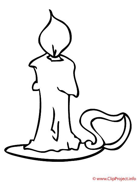 Свеча раскраска для детей