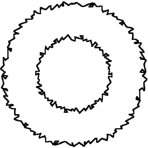 Макет Рождественского венка