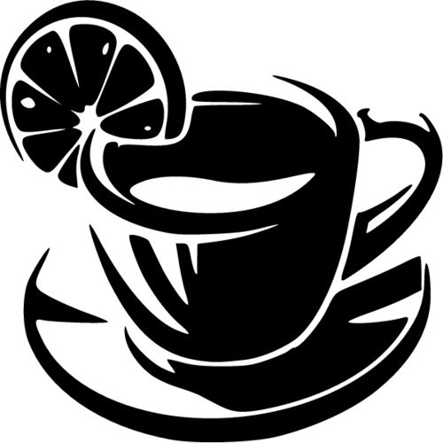 Силуэт кофейной чашки