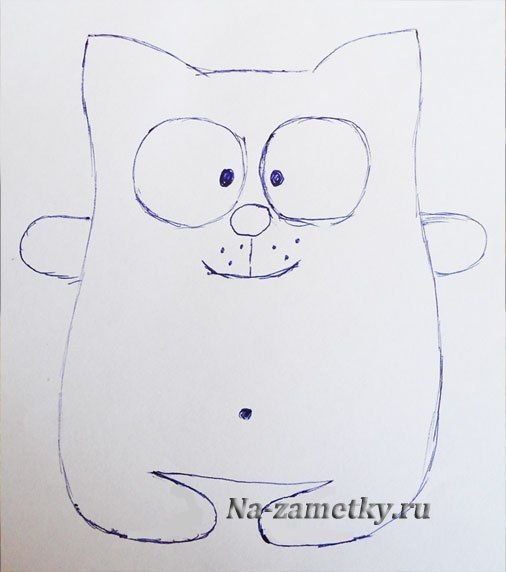 Кофейные котики выкройки