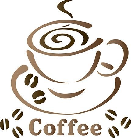 Трафареты для кофейни