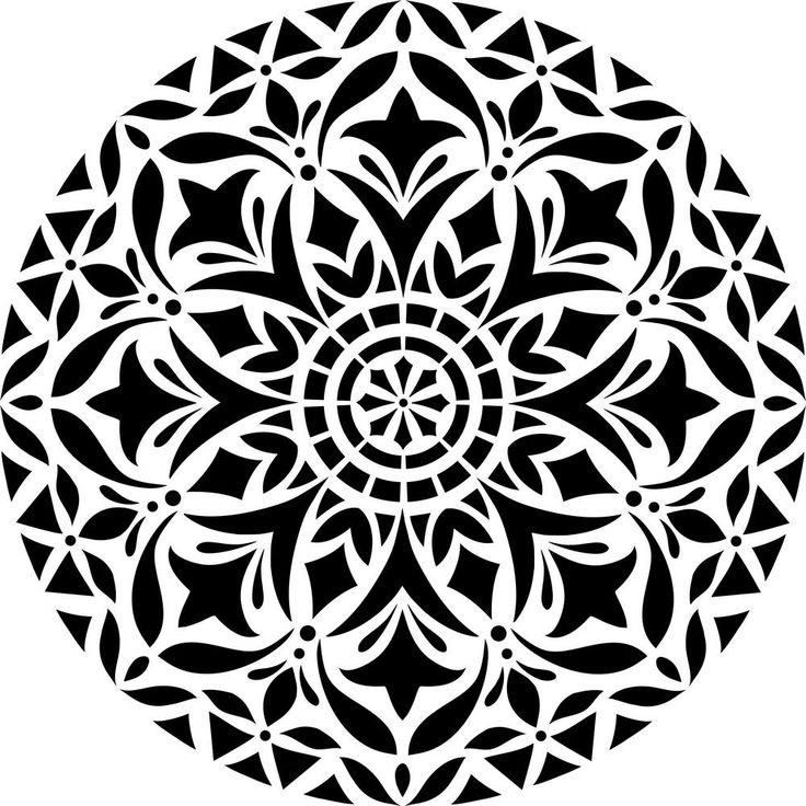 Круглый узор