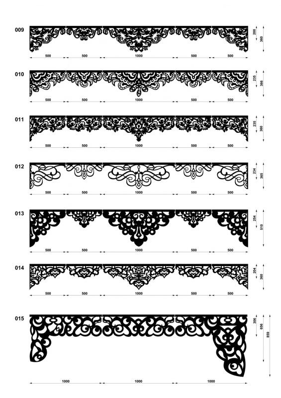 Узор для ламбрекена