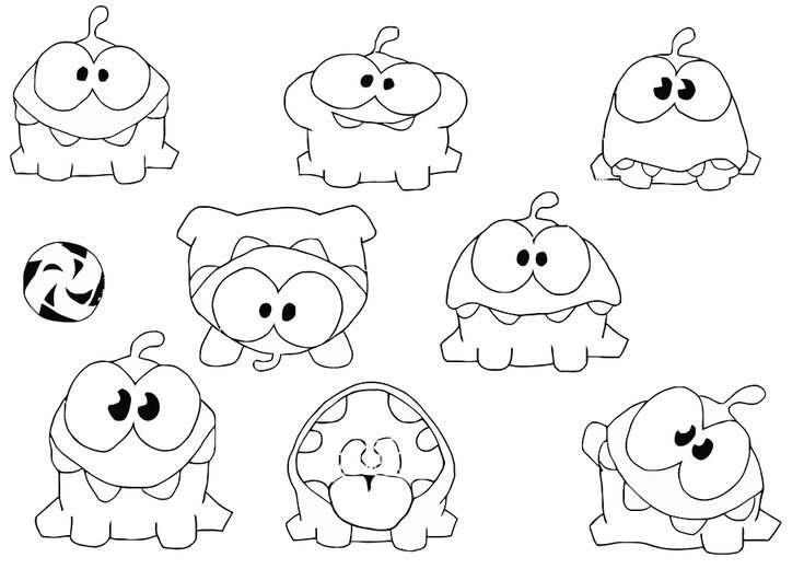 Раскраски маленькие прикольные