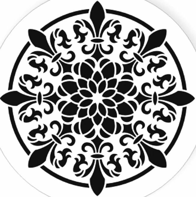 Круглые орнаменты и узоры