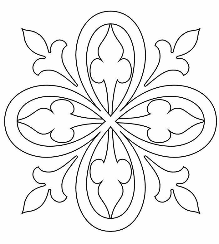 Узоры для раскрашивания