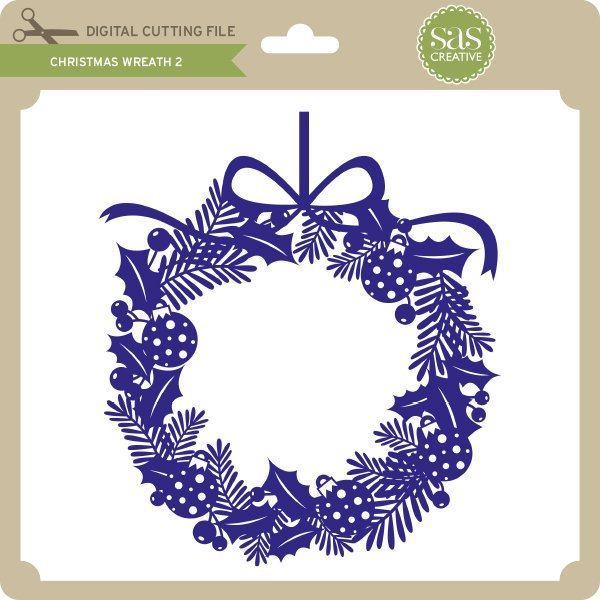 Вытынанка венок новогодний