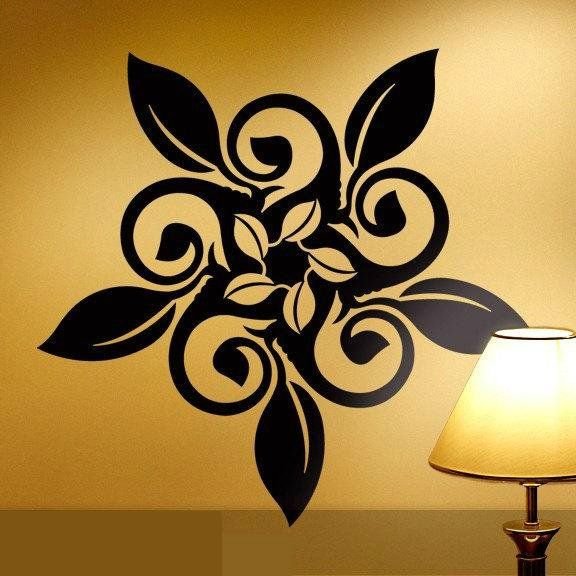 Декоративное на стену круглое нарисованы цветаы1722 написано