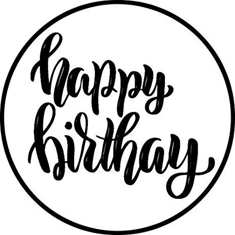 Happy Birthday надпись