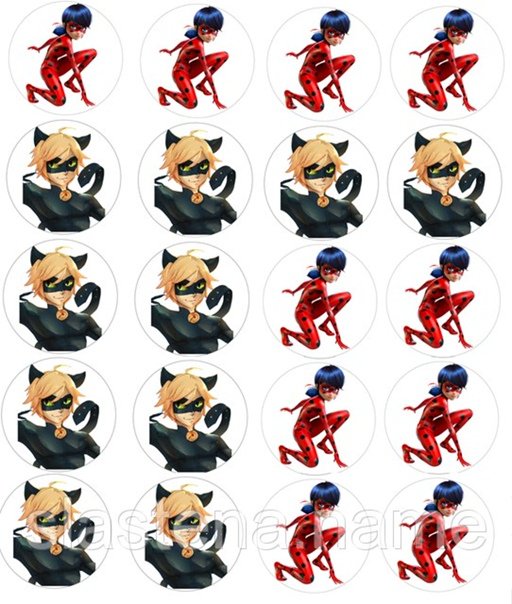 Капкейки леди баг