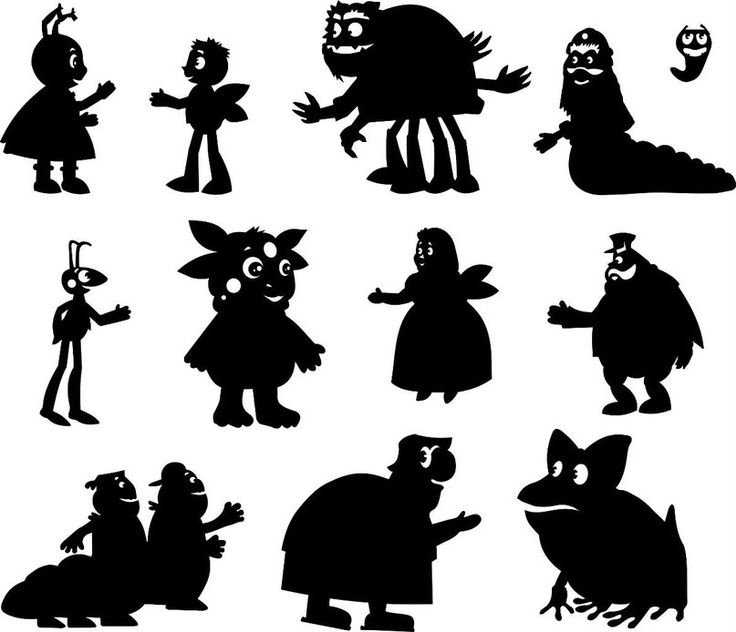 Герои сказок для театра теней