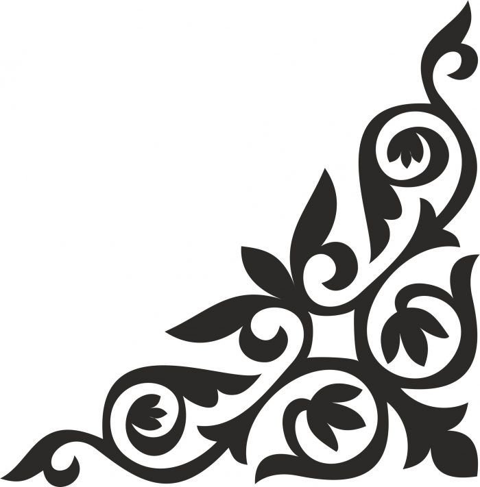 Казахский орнамент угловой