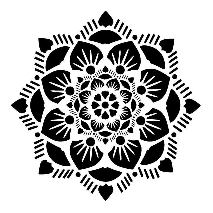 Круглый орнамент