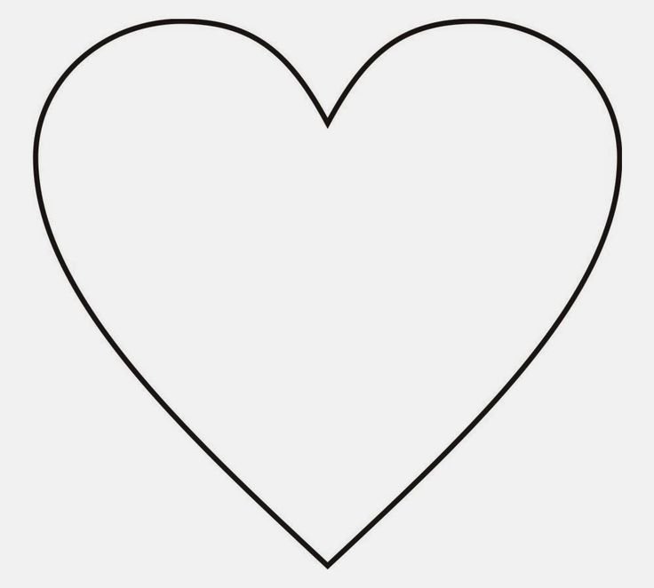 Сердце шаблон
