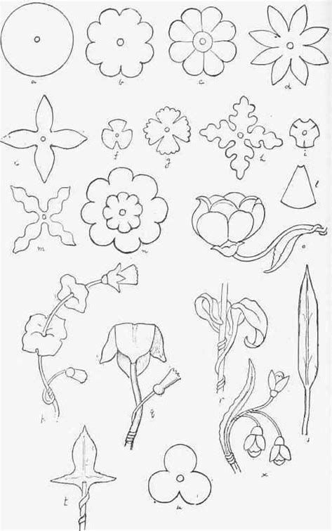 Лекало для розы из металла