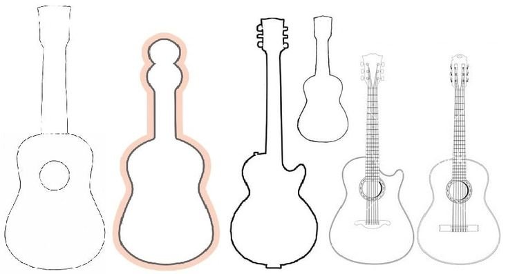 Макет гитары