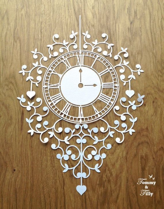 Часы для вырезки