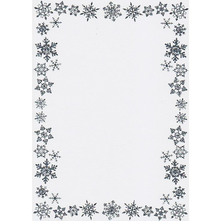 Рамка снежинки