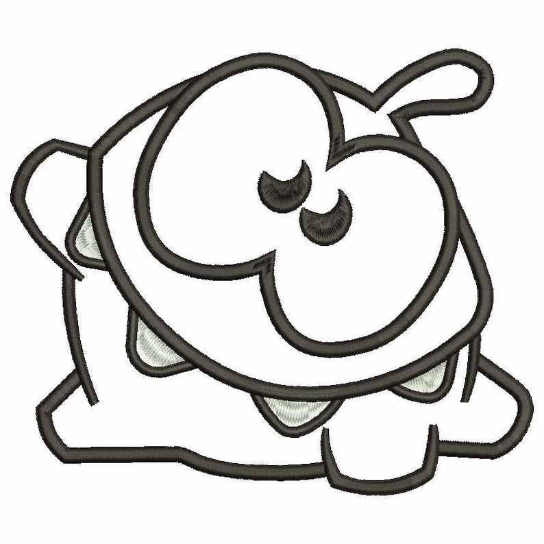 Ам Ням картинки раскраски