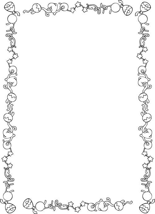 Рамка раскраска