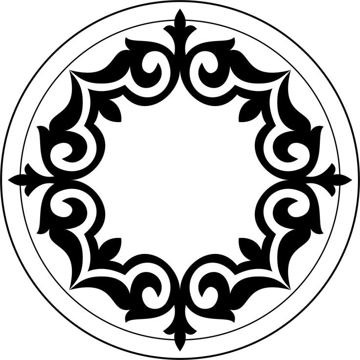 Узор в круге