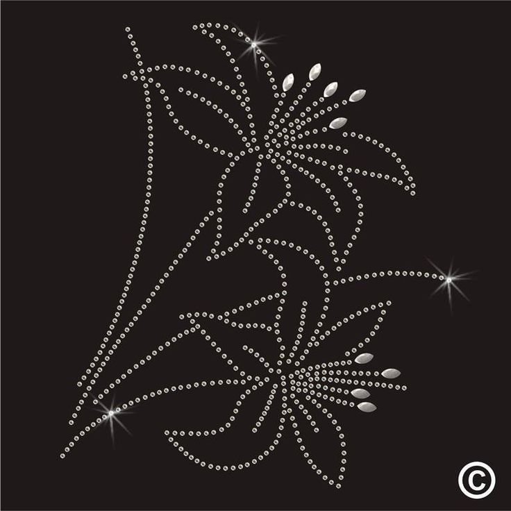 Трафареты для страз