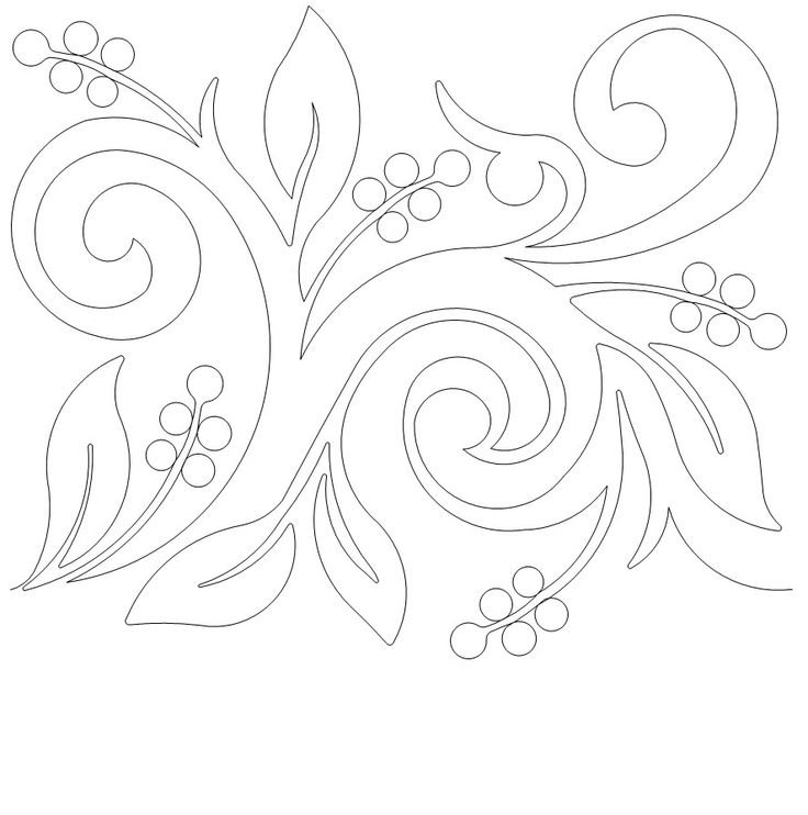 Орнаменты и узоры трафареты