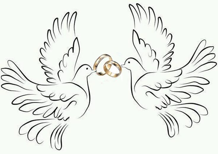 Свадебные рисунки