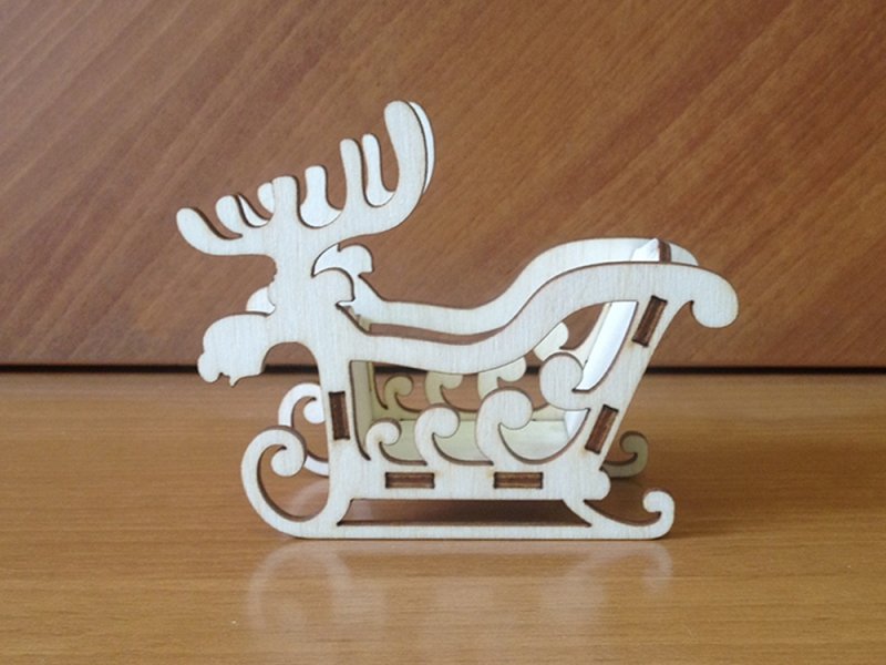 Сани для выпиливания лобзиком