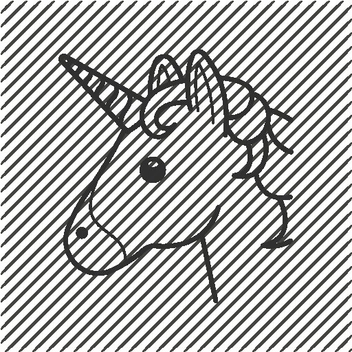 Голова единорога раскраска