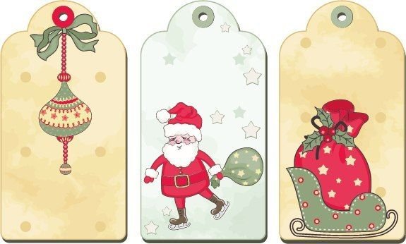 Бирка "с новым годом!"