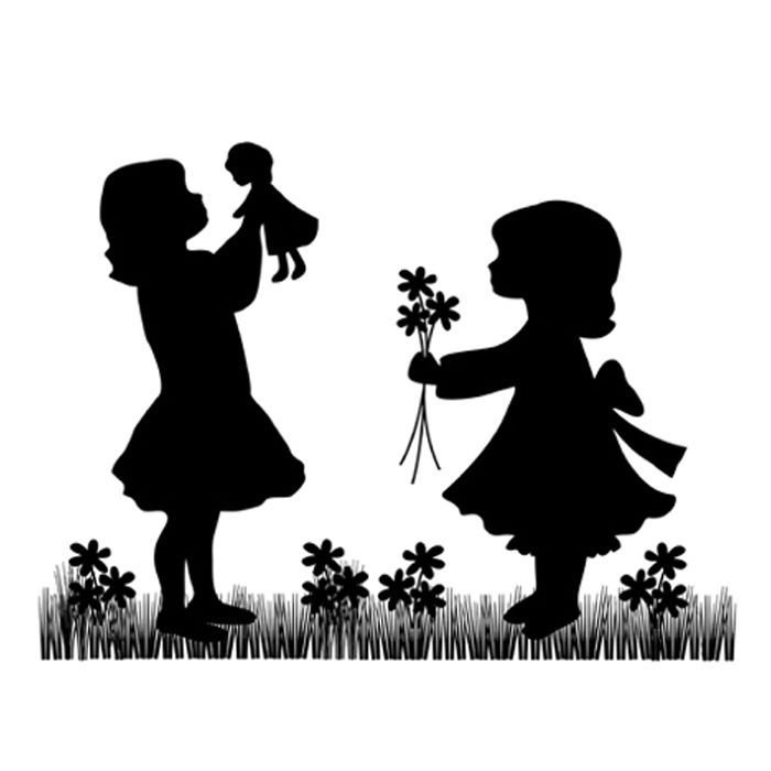 Трафареты для девочек