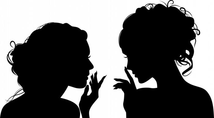 Подруги силуэт