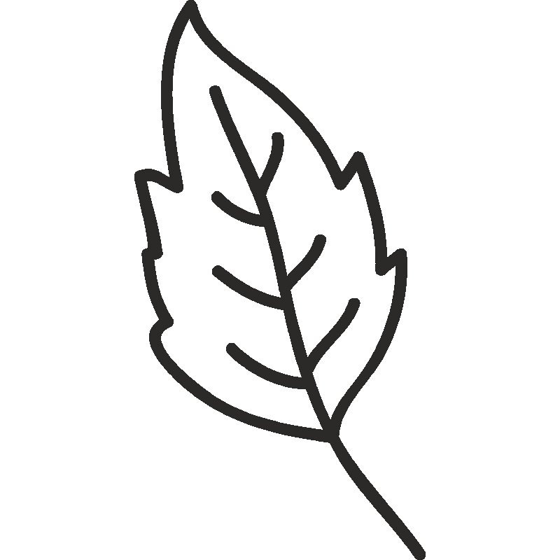 Трафарет листьев