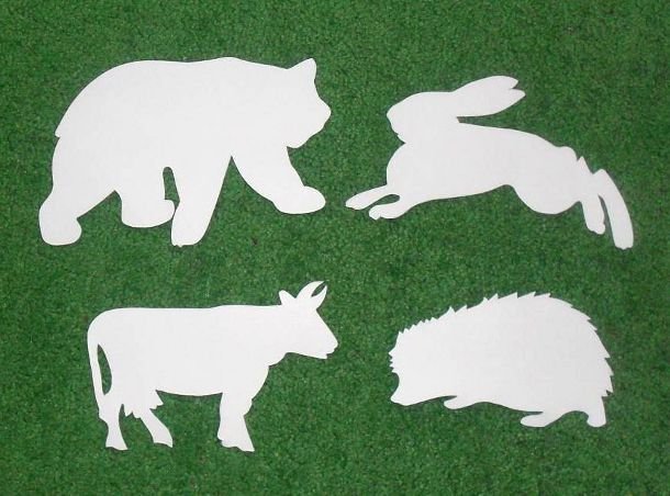 Трафареты Дикие животные