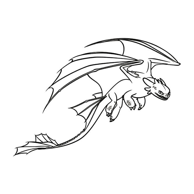 Раскраски драконов