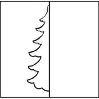 елка половинка