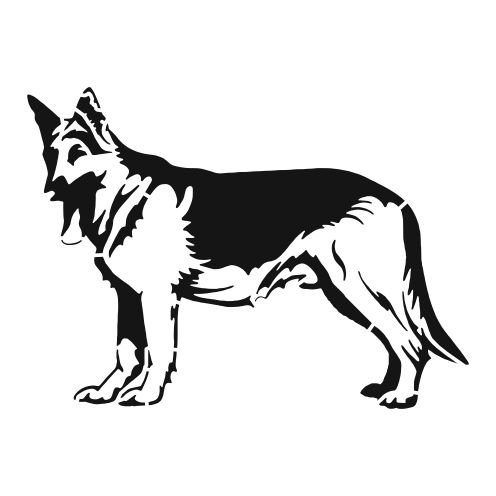 Векторное изображение собаки