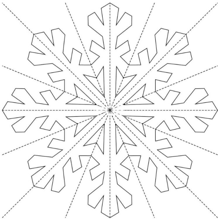 Снежинки для вырезания